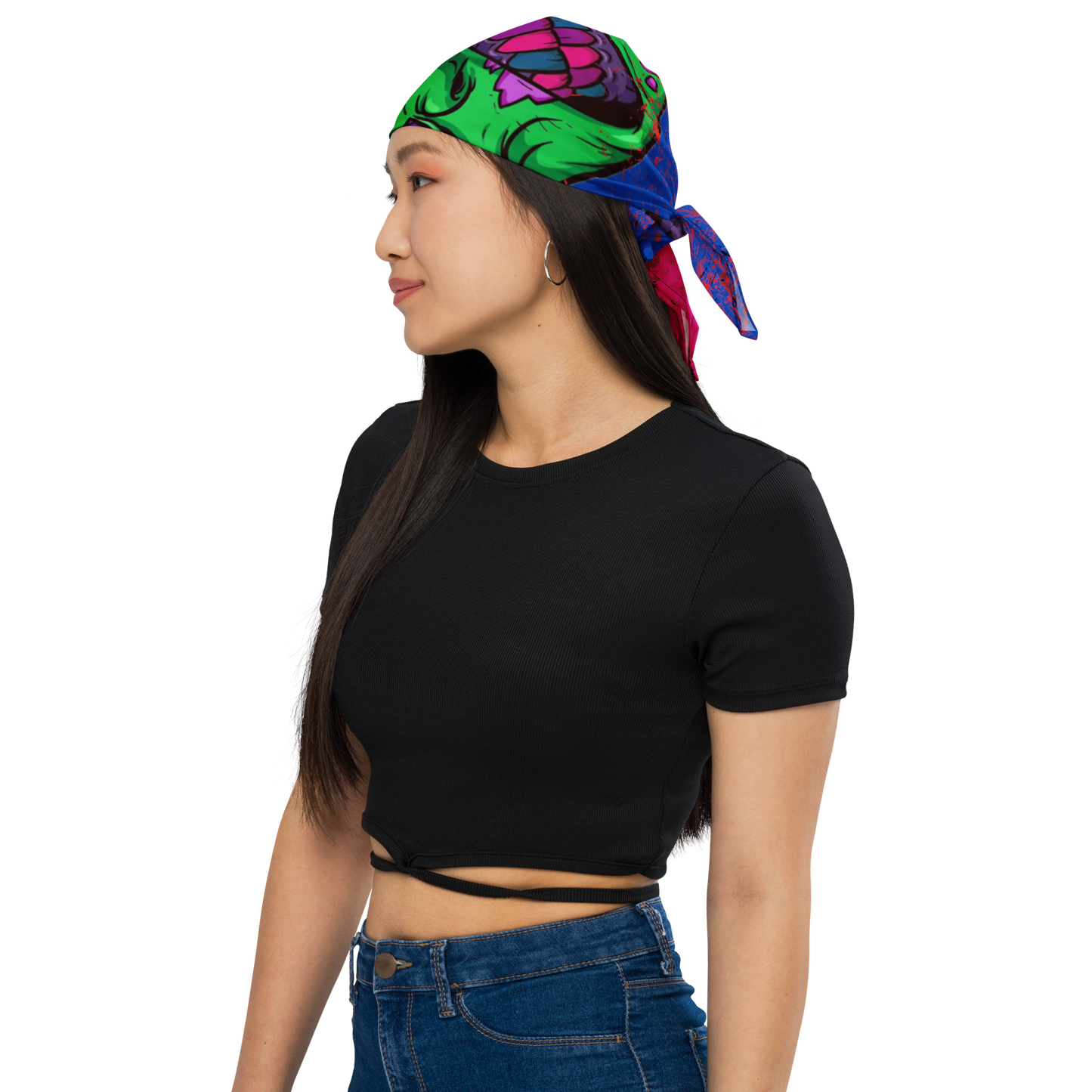 Bi Pride Zombie Bandana LGBTQ