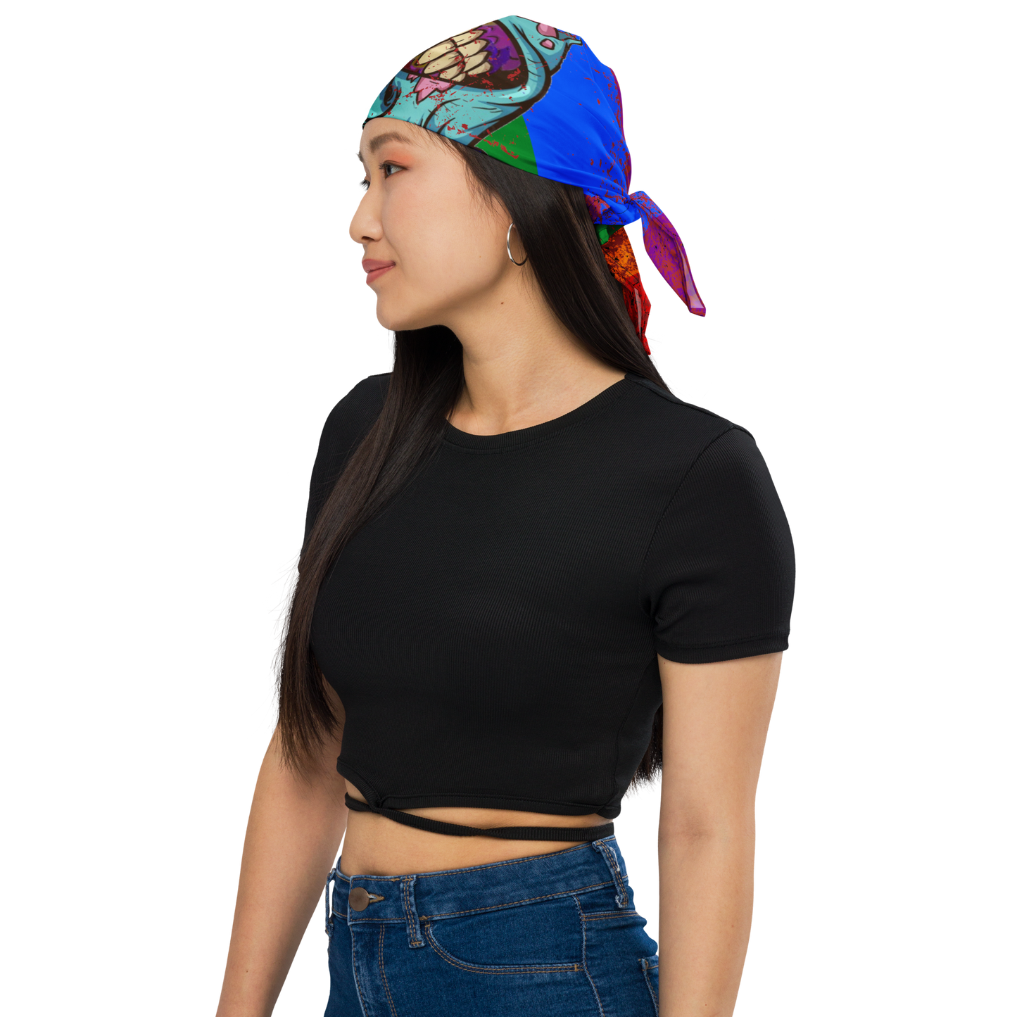 Gay Pride Zombie Bandana LGBTQ