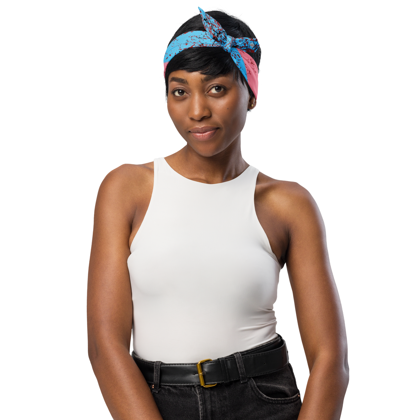 Trans Pride Zombie bandana LGBTQ